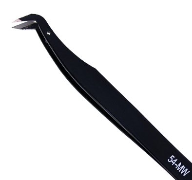Excelta 54-MW 4.25 Inch 100 Degree Angluated Cutting Tweezer